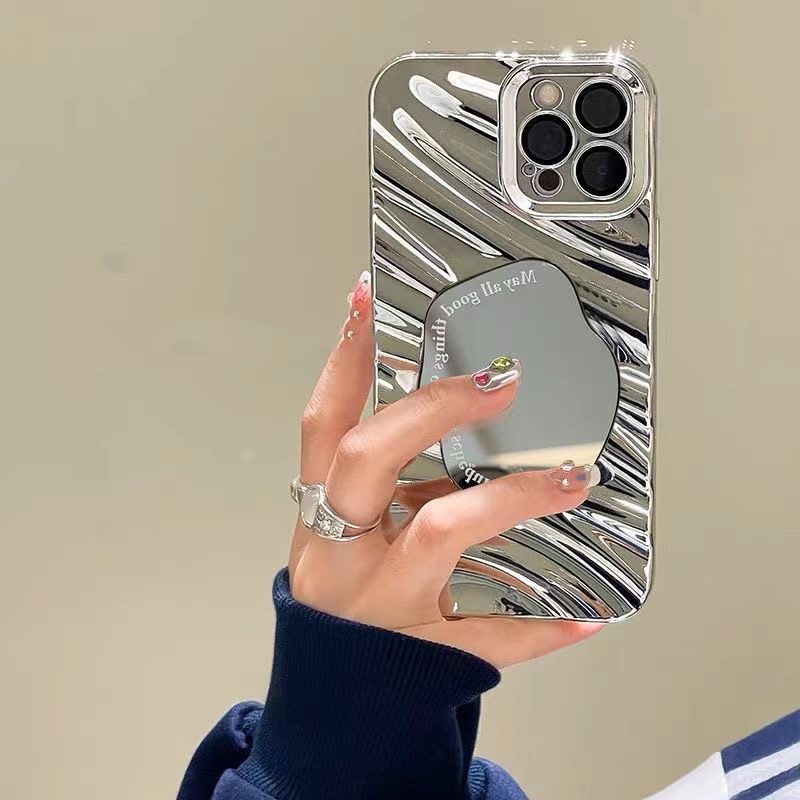 Lens Case Pouch - Luxury Make Up Mirror Phone Case