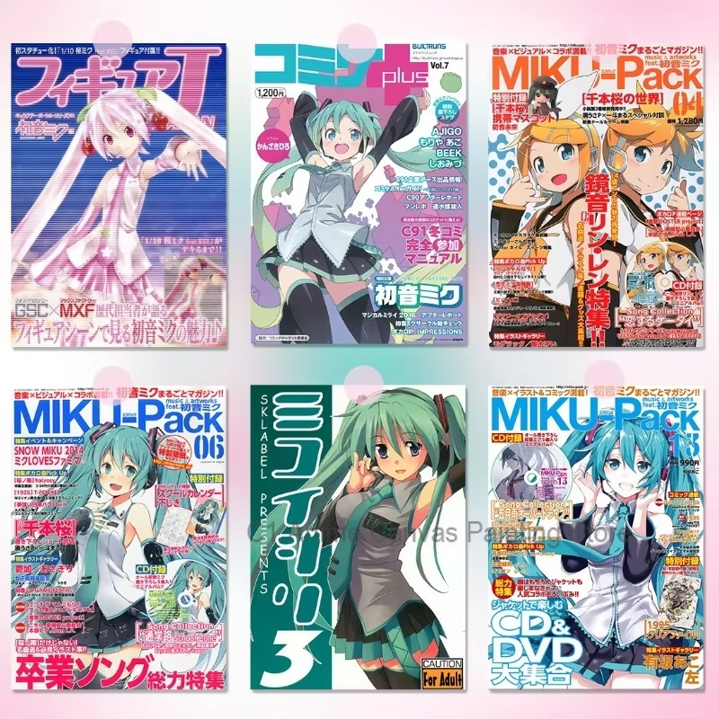 Photography Studio - 1pc frameless Hatsune Miku Anime Poster