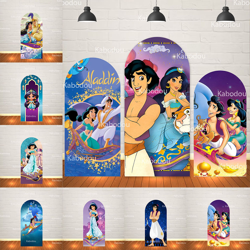 Photography Class - Aladdin Arch Cover Jasmine Backdrop Girls