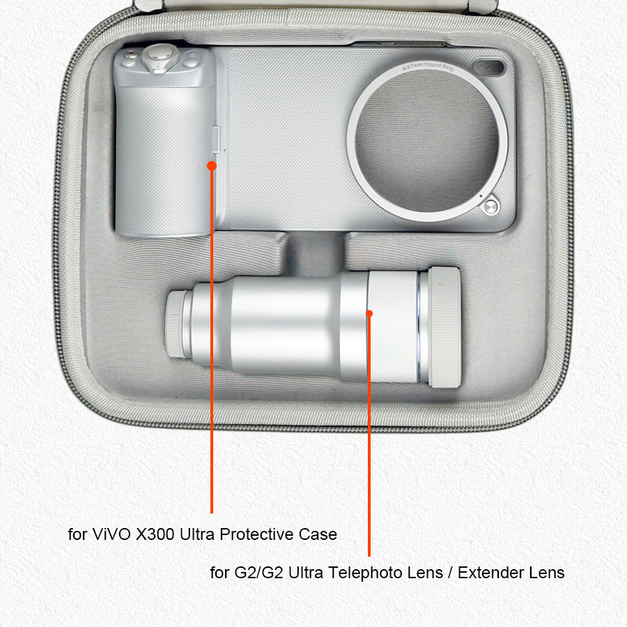 Lens Case Pouch - Hard Shell Camera Case for vivo