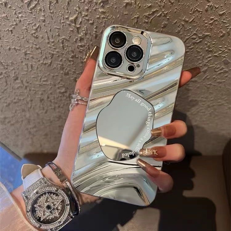 Luxury Make Up Mirror Phone Ca - Lens Case Pouch recension och pris