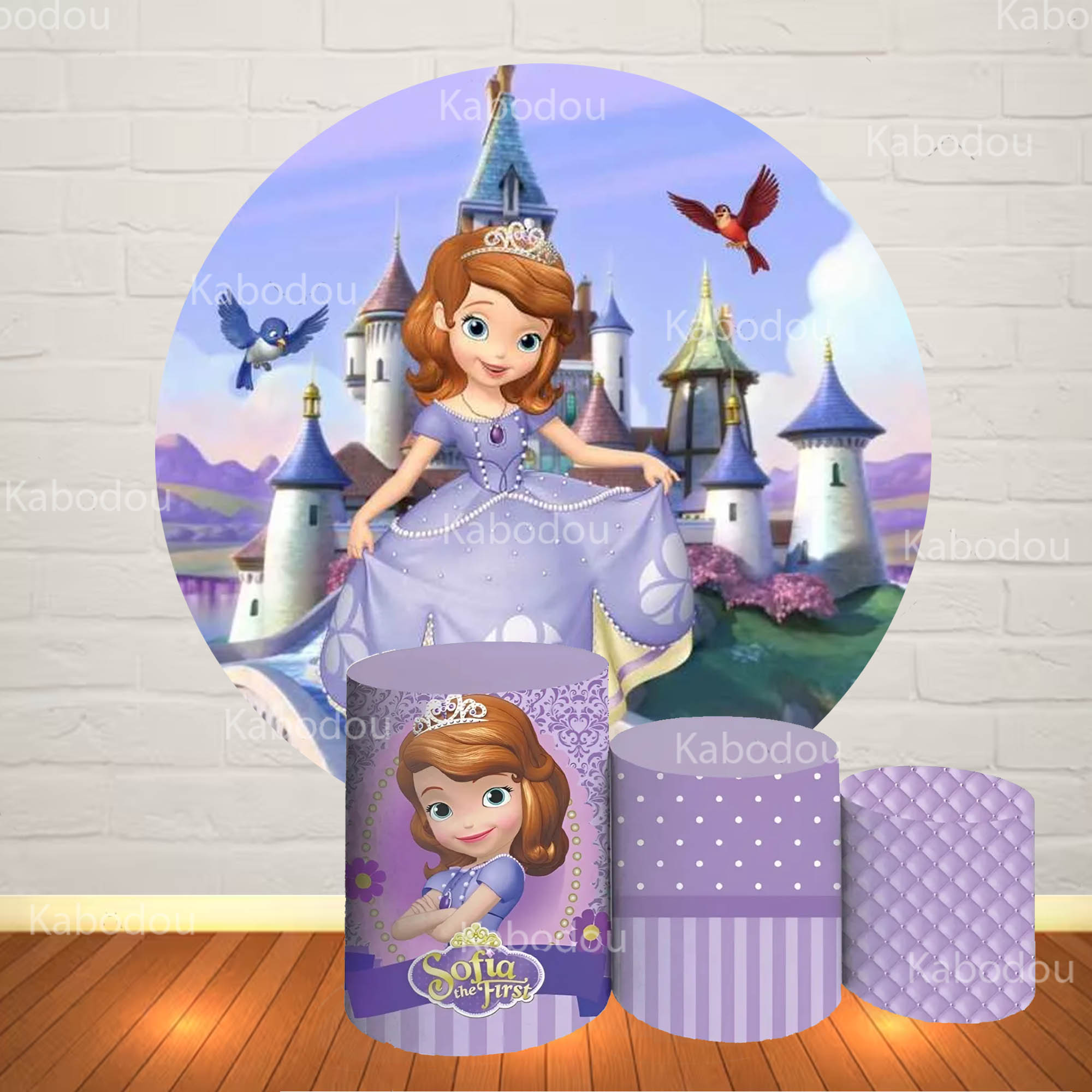 Sofia the First Round Backdrop - Photography Class recension och pris