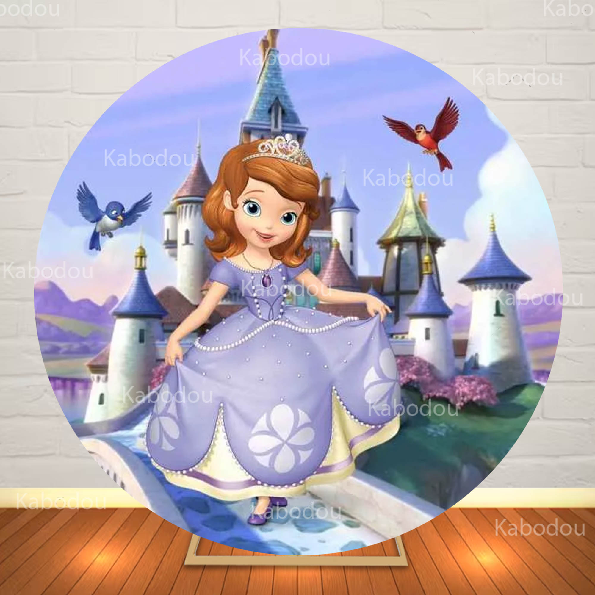 Sofia the First Round Backdrop - Photography Class recension och pris