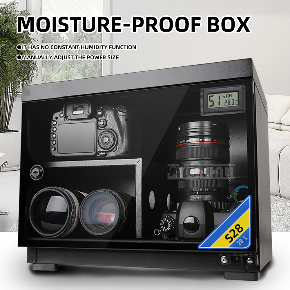 28L Moisture-Proof Storage Box - Camera Dry Cabinet recension och pris