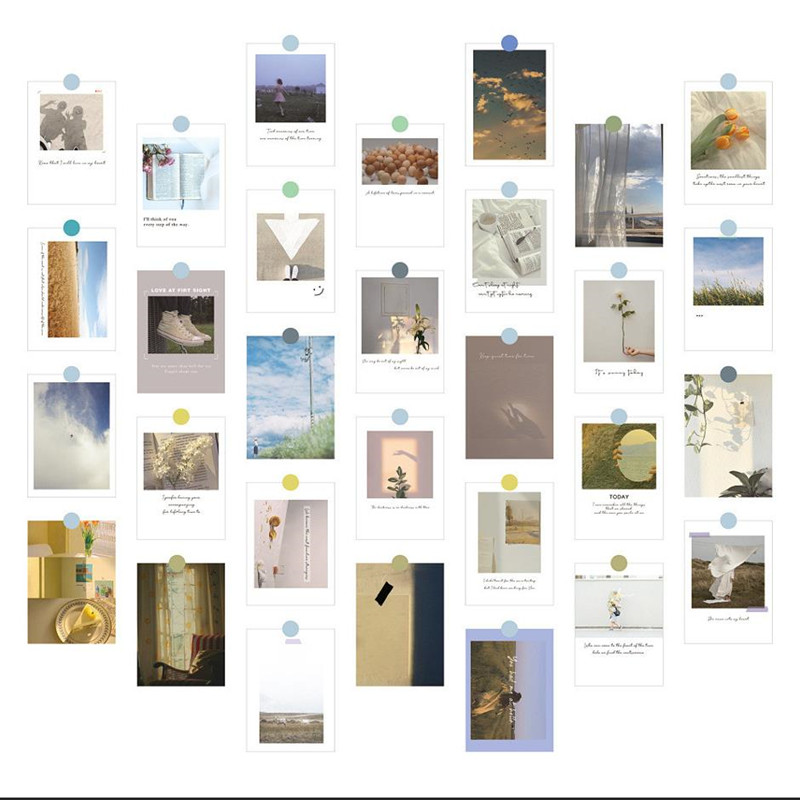 30Pcs Aesthetic INS Living Pos - Photography Studio recension och pris