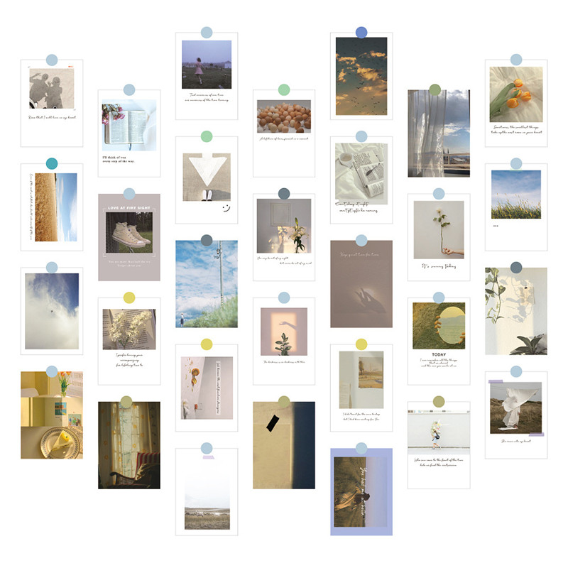 30Pcs Aesthetic INS Living Pos - Photography Studio recension och pris