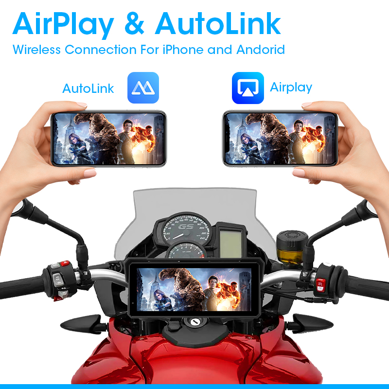8.1 inch Portable Motorcycle M - Photograph Mp3 recension och pris