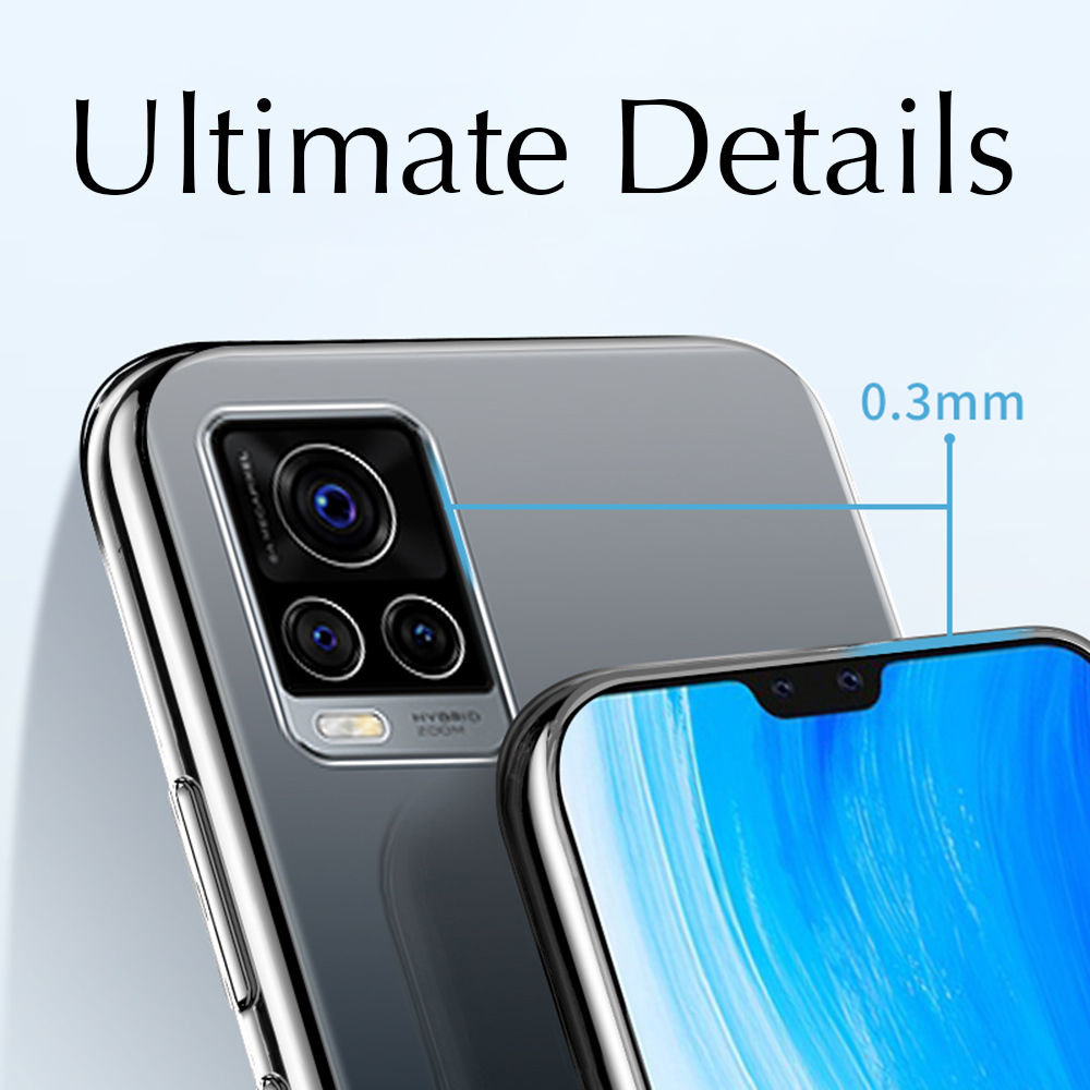 Clear Phone Case for VIVO Y21  - Lens Case Pouch recension och pris