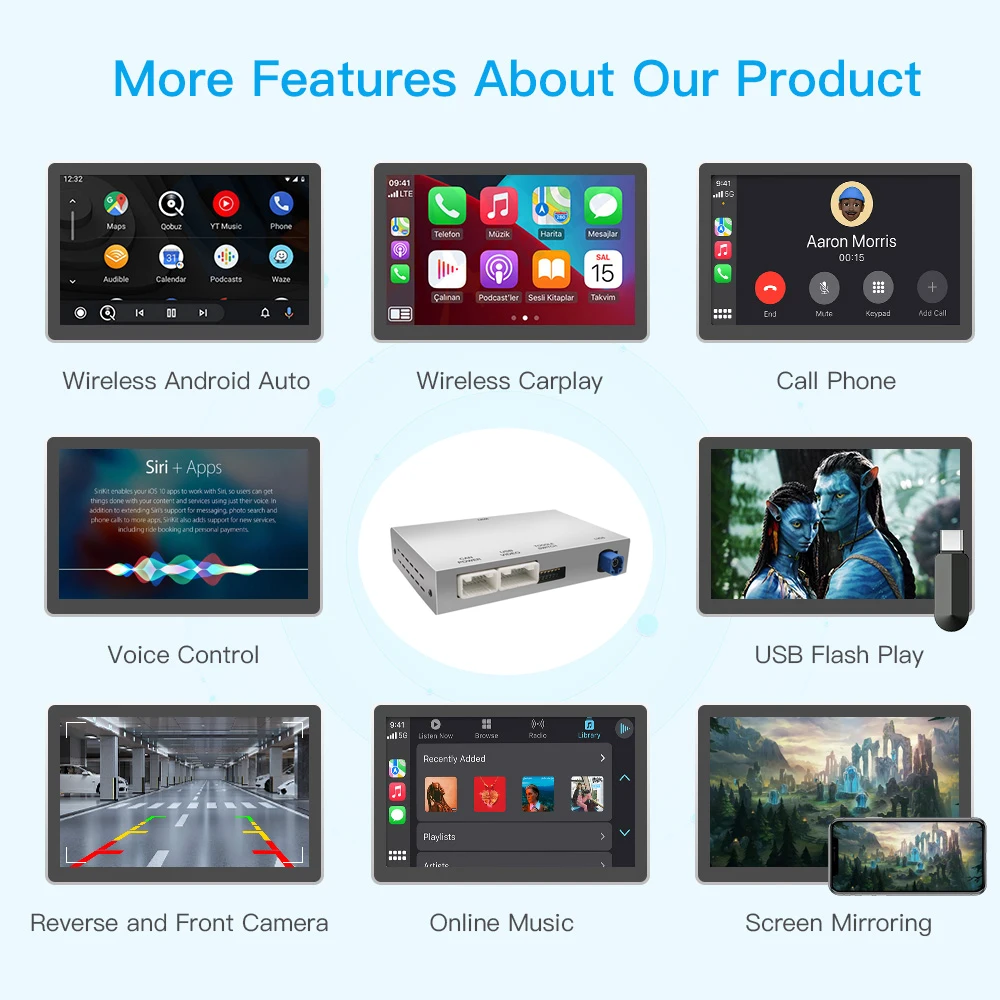Wireless CarPlay Android Auto  - Photograph Mp3 recension och pris