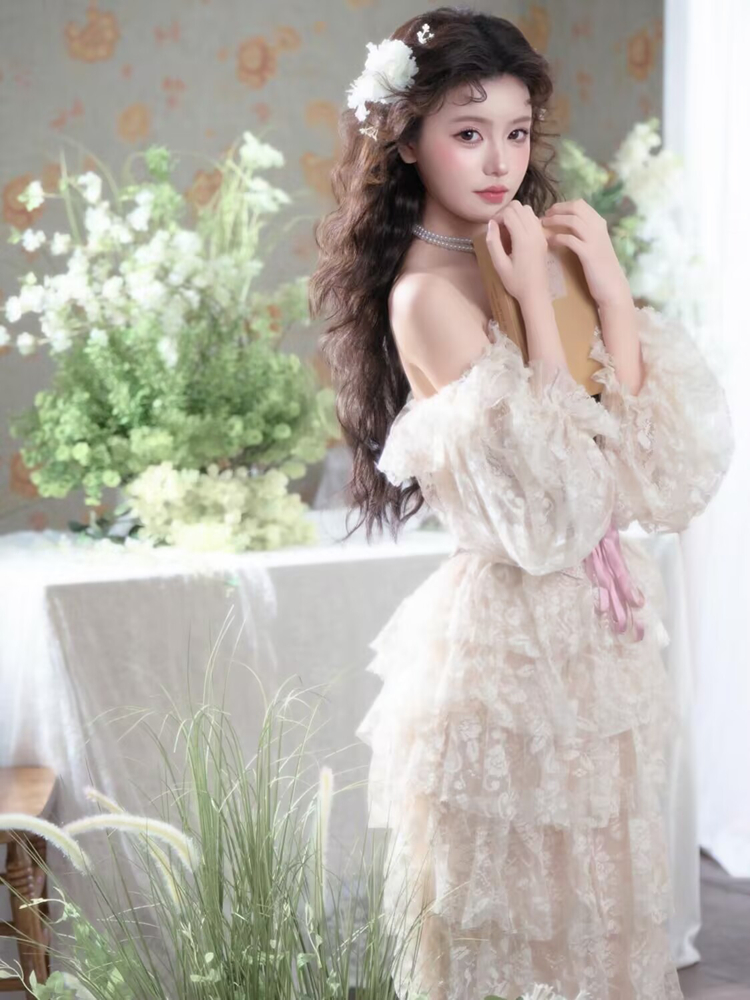 White Lace Dress Photography S - Photography Studio recension och pris
