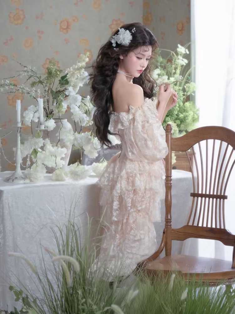 White Lace Dress Photography S - Photography Studio recension och pris