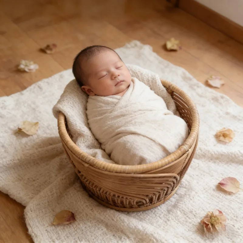 Retro Rattan Basket Chair Newb - Photography Class recension och pris