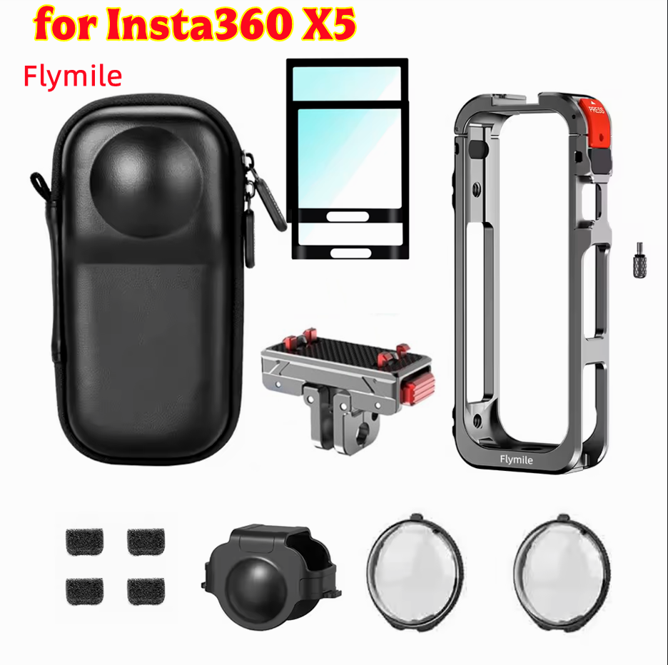 For Insta360 X5 Flymile Cage M - Lens Case Pouch recension och pris