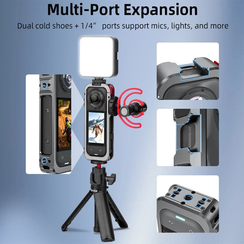 For Insta360 X5 Flymile Cage M - Lens Case Pouch recension och pris