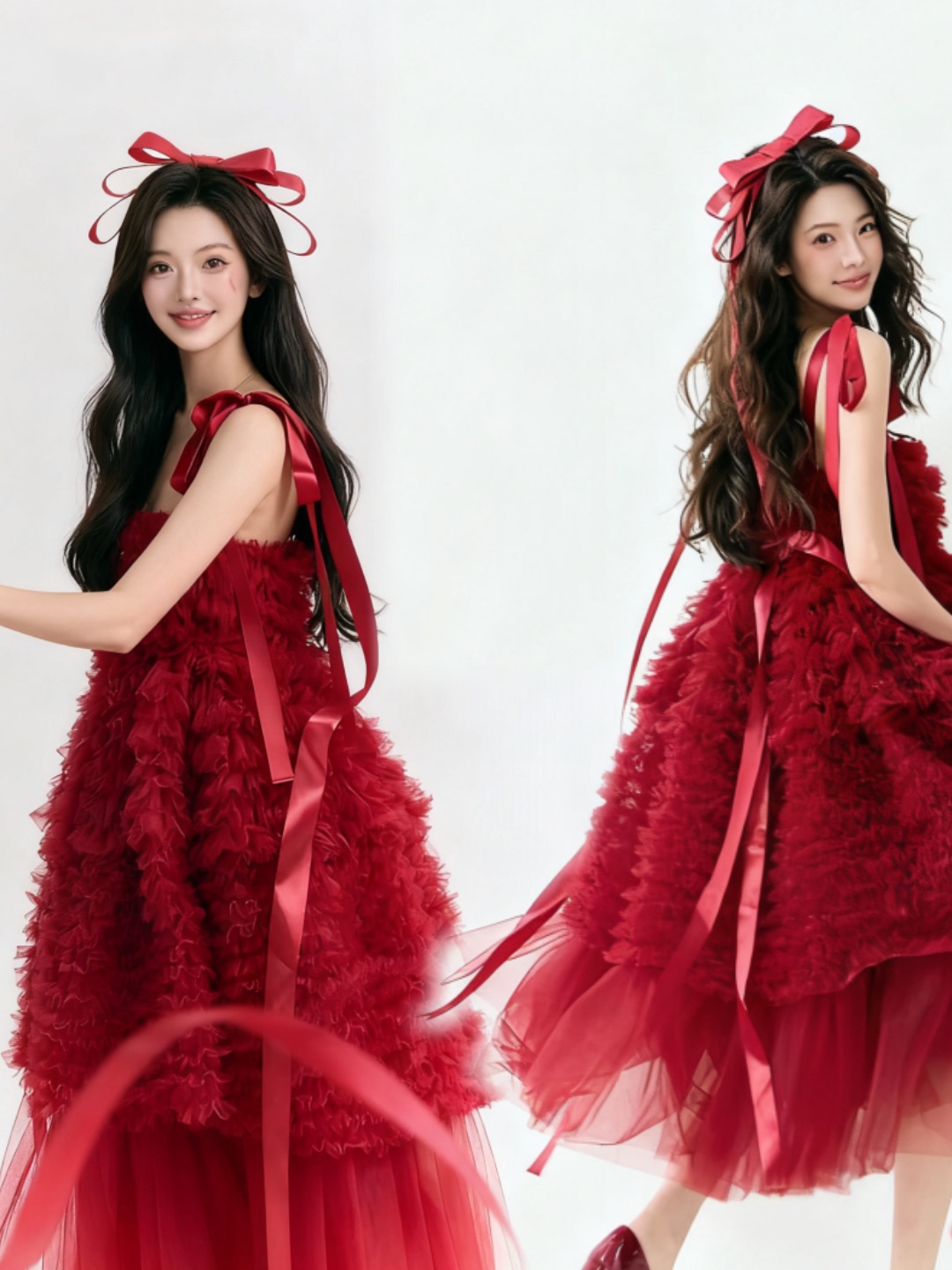 Red Tulle Skirt Artistic Birth - Photography Studio recension och pris