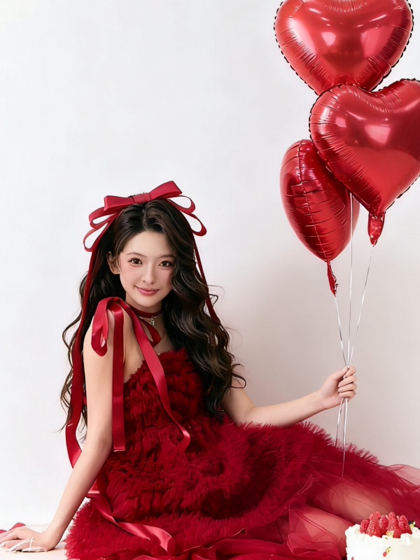 Red Tulle Skirt Artistic Birth - Photography Studio recension och pris