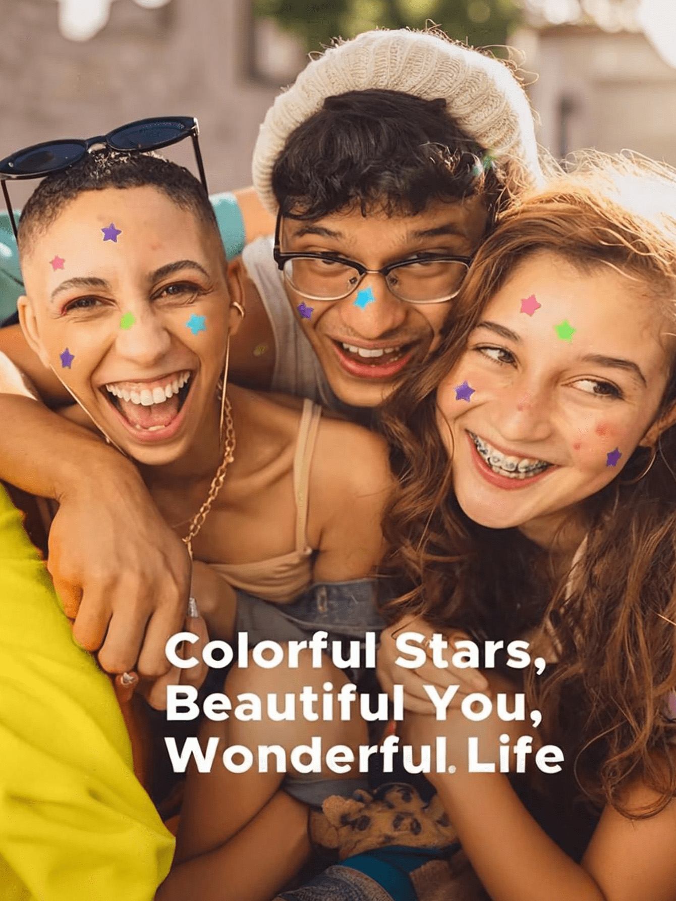 240 Pieces/Cute Star Face Stic - Photography Day recension och pris