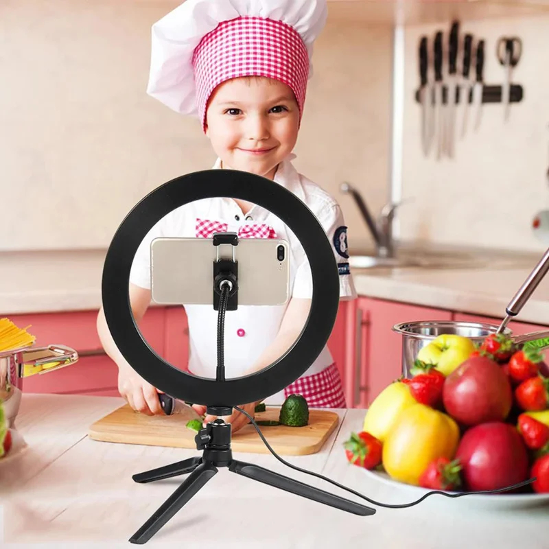Dimmable26cm LED Ring Light Ki - Photography Day recension och pris
