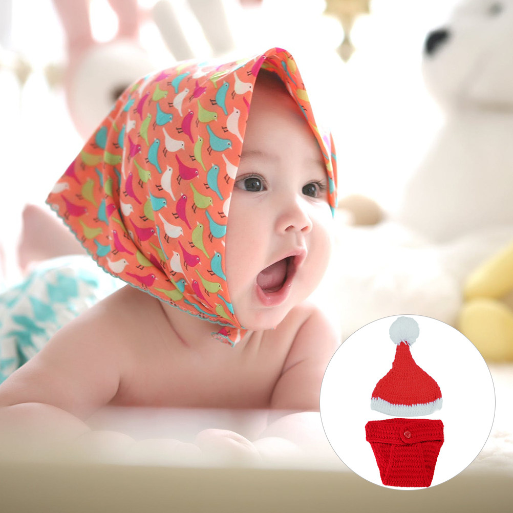 2Pcs Knitted Baby Hat and Clot - Photography Day recension och pris