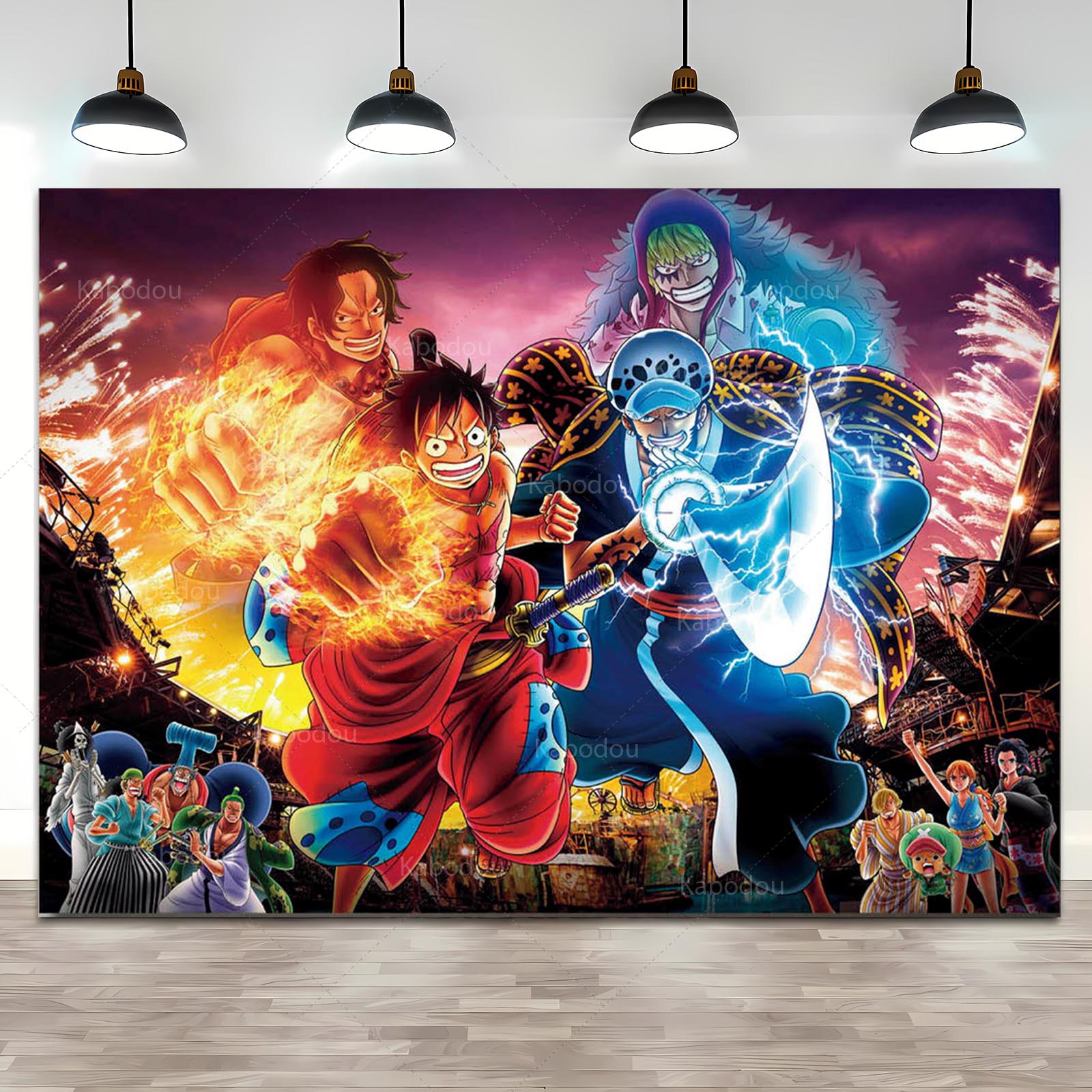 Anime One Piece Luffy Backdrop - Photography Class recension och pris