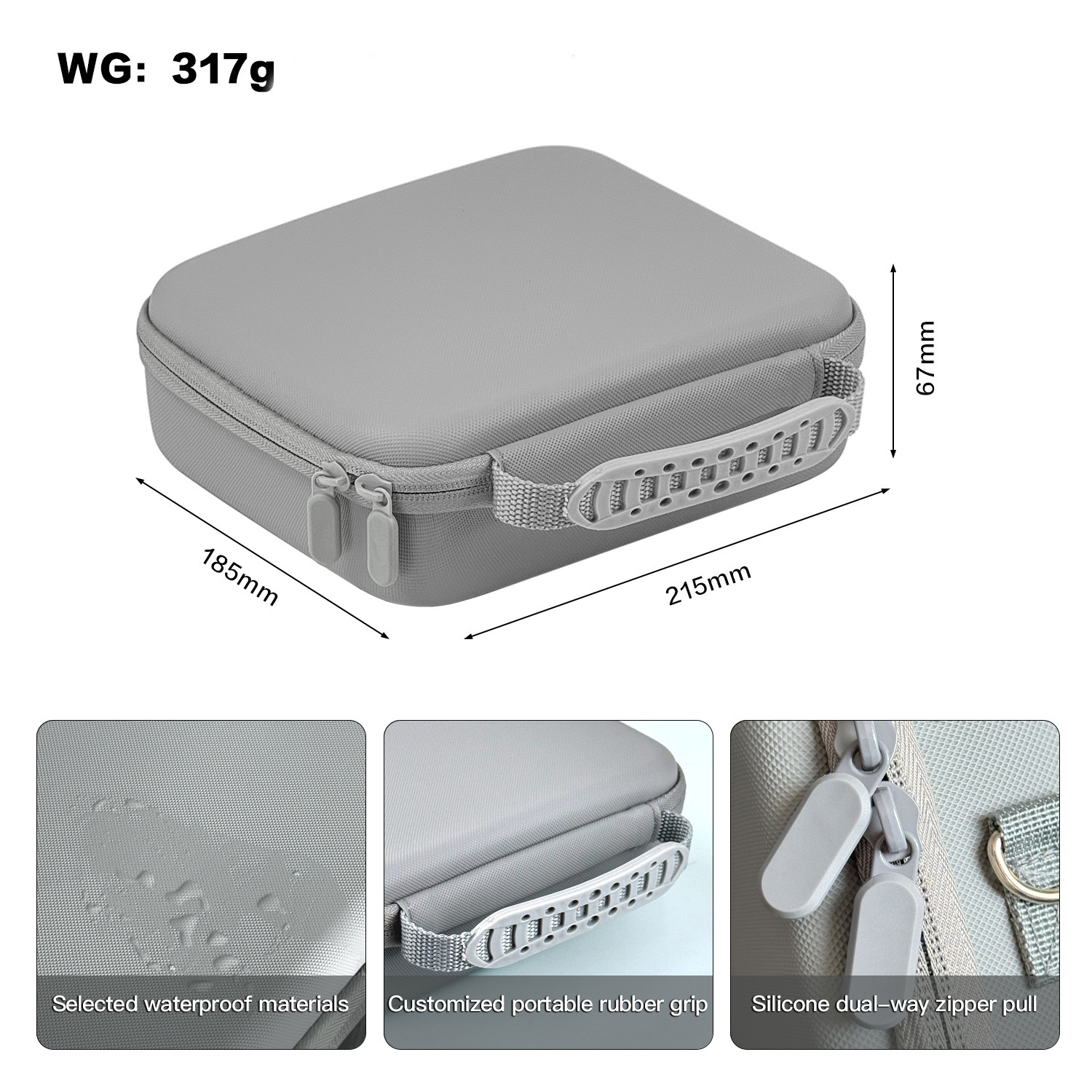 Hard Shell Camera Case for viv - Lens Case Pouch recension och pris