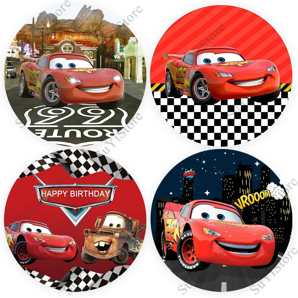 Pixar Cars Round Photo Backdro - Photography Class recension och pris