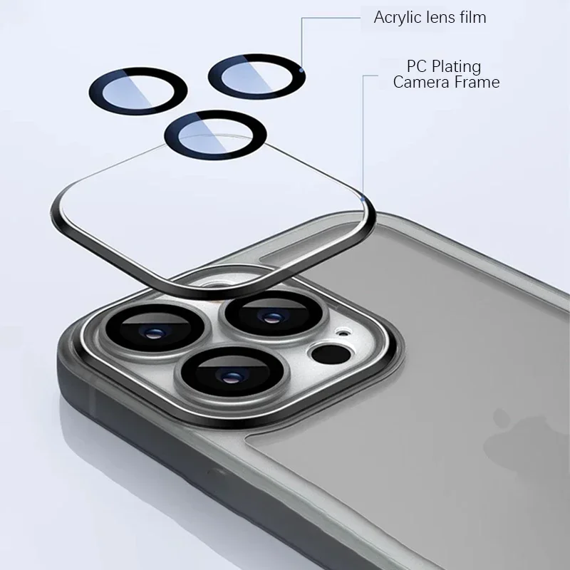 Luxury Lens Film Phone Case fo - Lens Case Pouch recension och pris